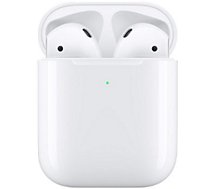 Ecouteurs Apple  AirPods 2 + boitier de charge sans fil