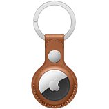 Accessoire tracker Bluetooth Apple  AirTag porte-clés Cuir marron