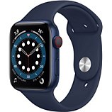 Montre connectée Apple Watch  44MM Alu Bleu/Bleu Series 6 Cellular