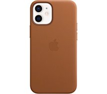 Coque Apple  iPhone 12 mini Cuir marron MagSafe