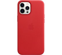 Coque Apple  iPhone 12 Pro Max Cuir rouge MagSafe