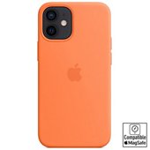 Coque Apple iPhone 12 mini Silicone orange MagSafe