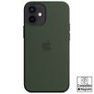 Coque Apple iPhone 12 mini Silicone vert MagSafe