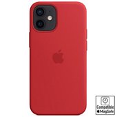 Coque Apple iPhone 12 mini Silicone rouge MagSafe