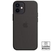 Coque Apple iPhone 12 mini Silicone noir MagSafe