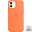 Coque Apple iPhone 12/12 Pro Silicone orange MagSafe