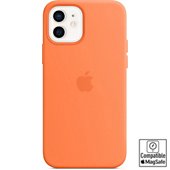 Coque Apple iPhone 12/12 Pro Silicone orange MagSafe