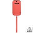 Housse Apple iPhone 12/12 Pro Cuir rose MagSafe