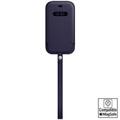 Etui Apple iPhone 12 mini Cuir violet MagSafe