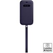 Etui Apple iPhone 12/12 Pro Cuir violet MagSafe