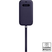 Etui Apple iPhone 12 Pro Max Cuir violet MagSafe