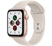 Montre connectée Apple Watch  SE 44MM Alu Or/Lumière Stellaire