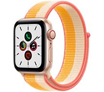 Montre connectée Apple Watch  SE 40MM Alu Or/Mais Boucle Blanc Cellula