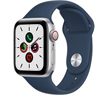 Montre connectée Apple Watch  SE 40MM Alu Argent/Bleu Cellular