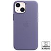 Coque Apple iPhone 13 mini Cuir violet MagSafe