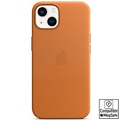 Coque Apple iPhone 13 Cuir marron MagSafe
