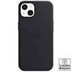 Coque Apple iPhone 13 Cuir anthracite MagSafe