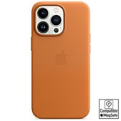 Coque Apple iPhone 13 Pro Cuir marron MagSafe