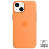 Coque Apple iPhone 13 mini Silicone orange MagSafe