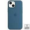 Coque Apple iPhone 13 mini Silicone bleu MagSafe