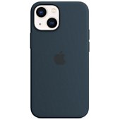 Coque Apple iPhone 13 mini Silicone bleu nuit