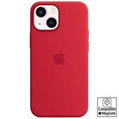 Coque Apple iPhone 13 mini Silicone rouge MagSafe