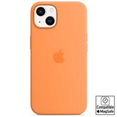 Coque Apple iPhone 13 Silicone orange MagSafe