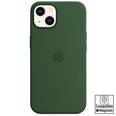 Coque Apple iPhone 13 Silicone vert MagSafe
