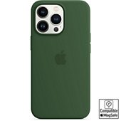 Coque Apple iPhone 13 Pro Silicone vert MagSafe