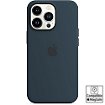 Coque Apple iPhone 13 Pro Silicone bleu nuit MagSafe