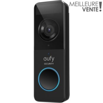 Eufy Battery Doorbell Slim 1080p Black