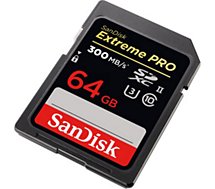 Carte SD Sandisk  Extreme Pro SDXC 64GB - 300/MB/s UHS-II