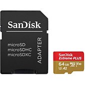 Carte Micro SD Sandisk microSD EXT PLUS 64Go