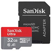 Carte Micro SD Sandisk Ultra microSDHC 32Go + SD adapteur
