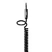 Câble Jack Belkin Jack 3.5mm spirale noir - 1M80
