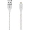 Câble Lightning Belkin DuraTek Plus USB-A 3m blanc