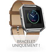 Bracelet Fitbit CUIR BLAZE CAMEL L