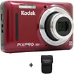Appareil photo Compact Kodak X53 Rouge + Etui
