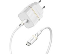 Chargeur USB C Otterbox  USB-C 20W + Cable Lightning blanc