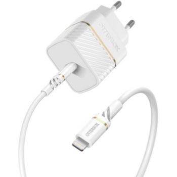 Otterbox USB-C 20W + Cable Lightning blanc