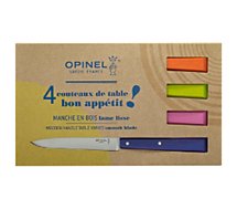 Coffret couteau Opinel  Bon appétit Pop 4 couteaux de table