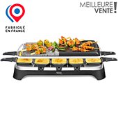 Raclette Tefal RE45A812 Pierrade 3 en 1