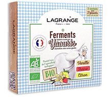 Ferment lactique Lagrange  BIO arome Vanille-Fraise-Citron