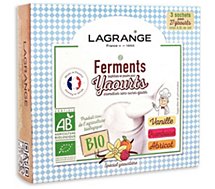 Ferment lactique Lagrange  BIO arome Vanille-Framboise-Abricot
