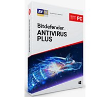 Logiciel antivirus et optimisation Bitdefender  Antivirus Plus 2019 2 ans 3 PC