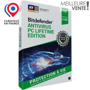 Bitdefender Antivirus 1 PC A vie (Lifetime Edition)