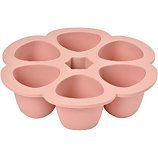 Multiportions Beaba  silicone 6 x150ml old pink