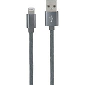 Câble alimentation Metronic Câble lightning MFI nylon mâle/ USB-A mâ