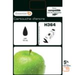  Cartouche d&#039;encre Essentielb H364 Noire Série Pomme