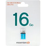 Clé OTG pour micro USB Essentielb  16Go OTG